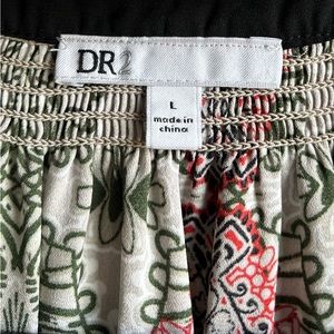 Large black multicolored blouse size large